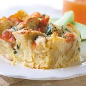 Bagel Lox and Egg Strata