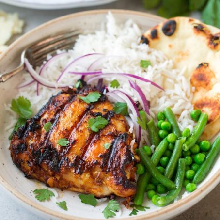 Tandoori Chicken {Grilled or Oven Method}
