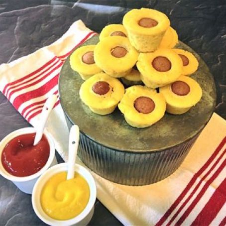 Mini Corn Dog Muffin Bites