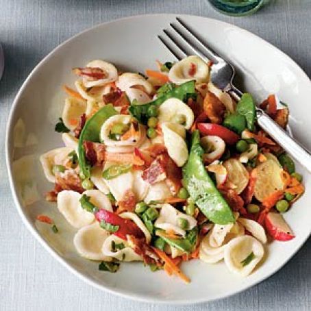 Springtime Pasta with Bacon