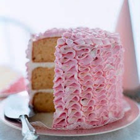 Ruffle Tower Cake