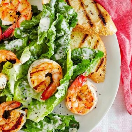 Grilled Shrimp Caesar Salad