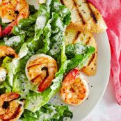 Grilled Shrimp Caesar Salad