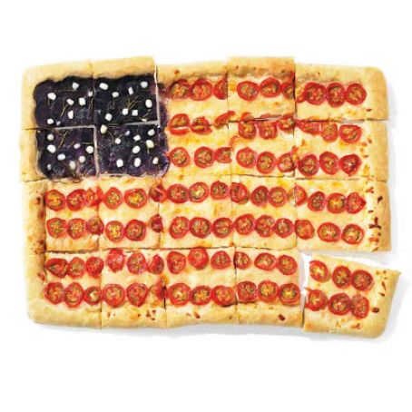 American Flag Pizza