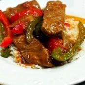 Pepper Steak with Rice Recipe