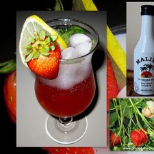 Malibu Strawberry Mojito