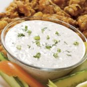 Buffalo Chicken Strips with Blue Cheese Dip