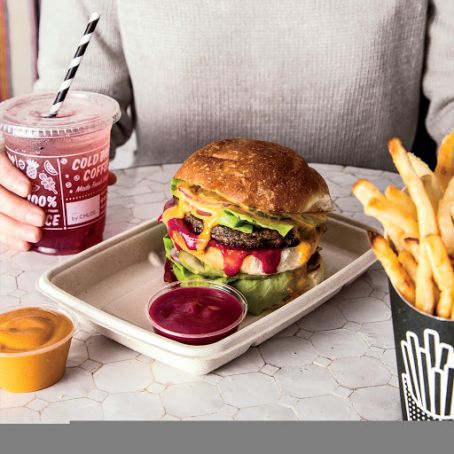 Double Drive-Thru Veggie Burgers