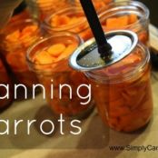 Canning Sweet Carrots