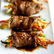 Pan Seared Steak Rolls