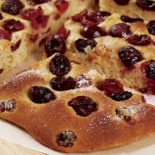 Cherry Breakfast Focaccia