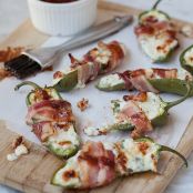 Stuffed Jalapeños with Gorgonzola and Bacon
