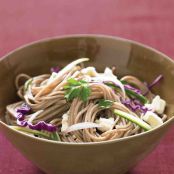 Cold Soba Salad with Feta and Cucumber