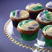 Mardi Gras Cupcakes