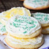 Nanny’s Sugar Cookies with Orange Moscato Frosting