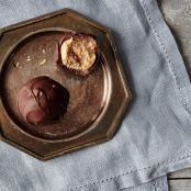 No-Bake Dark Chocolate Almond Butter Bon Bons