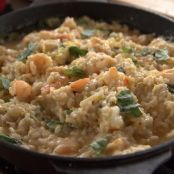 Lemon Basil Shrimp Risotto