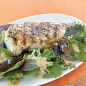 Grilled Chicken with Mustard-Tarragon Sauce