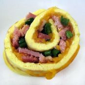 Ham and Cheese Omelet Roll (6 and 12 serving versions)