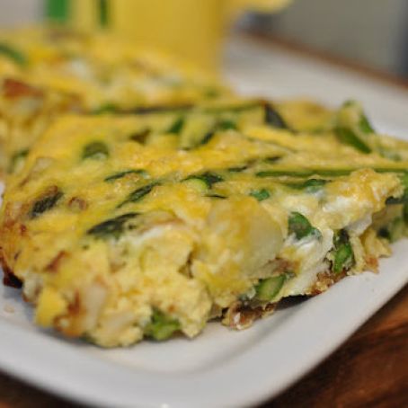 Spring Veggie and Potato Frittata