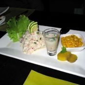 CEVICHE  PERUANO- LECHE DE TIGRE