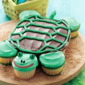 Pull-Apart Turtle Cupcakes