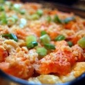 Buffalo Chicken Potato Casserole