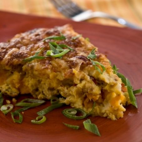 Spicy Sweet Potato & Sausage Frittata by Ming Tsai