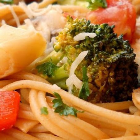 Pasta, Chicken and Artichokes