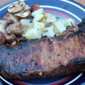 Balsamic-Beer Flank Steak