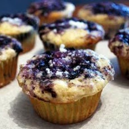 Blueberry Muffin with Lemon Sugar Topping