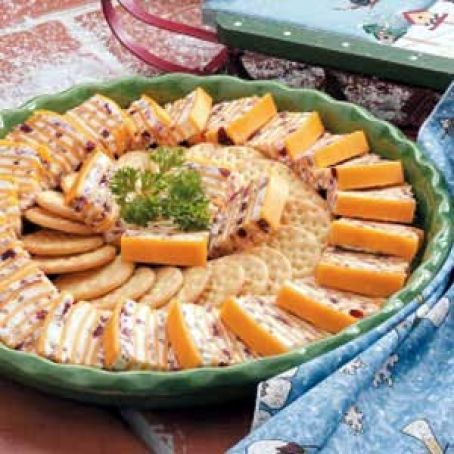 Tiered Cheese Slices