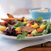 Grilled Jamaican Pork Tenderloin Salad