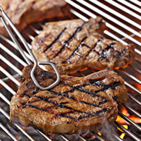 Greek Honey-Lemon Pork Chops