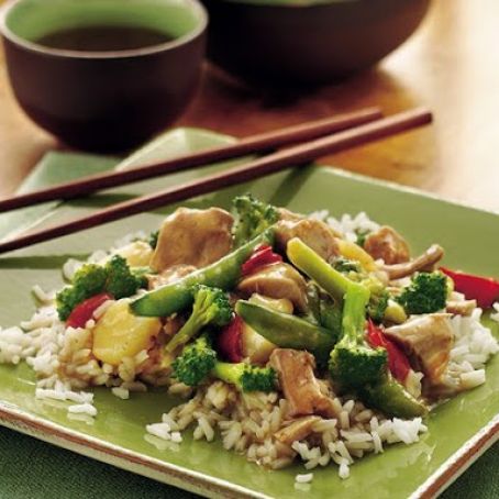 Slow Cooker Asian Turkey and Vegetables