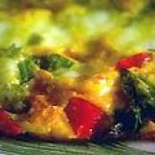 Frittata with Asparagus, Tomato, and Fontina
