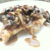 Bacon Mushroom Smothered Chicken with Tangy Honey Mustard Sauce | Primally Inspired