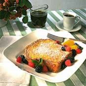 Baked French Toast with Fruit Topping