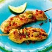 Tequila-Lime Chicken Brochettes