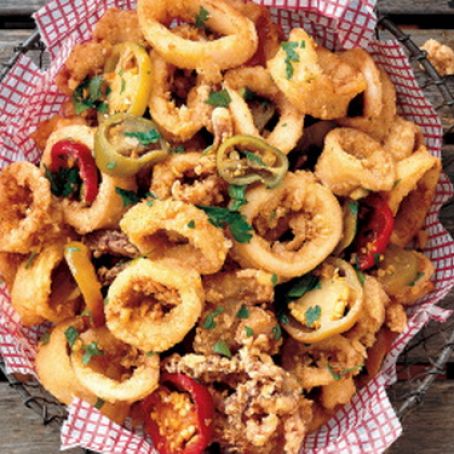 Spicy and Greasy Rhode Island Calamari