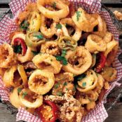 Spicy and Greasy Rhode Island Calamari