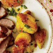 Grandma's Crushed Potatoes with Indian Flavors