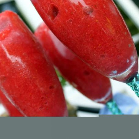 Strawberry Champagne Slushies