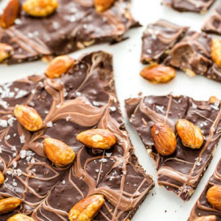 candy - chocolate almond bark