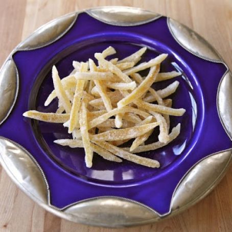 Candied Lemon Peels