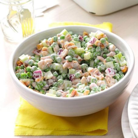 Pea and Peanut Salad