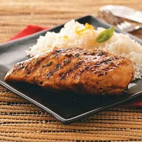 Orange-maple glazed chicken
