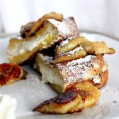 Ricotta Stuffed French Toast with Caramelized Bananas