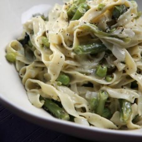Pasta Primavera with Fresh Linguine