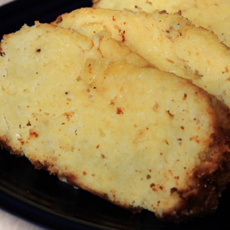 Cheesy Garlic Coconut Quick Bread